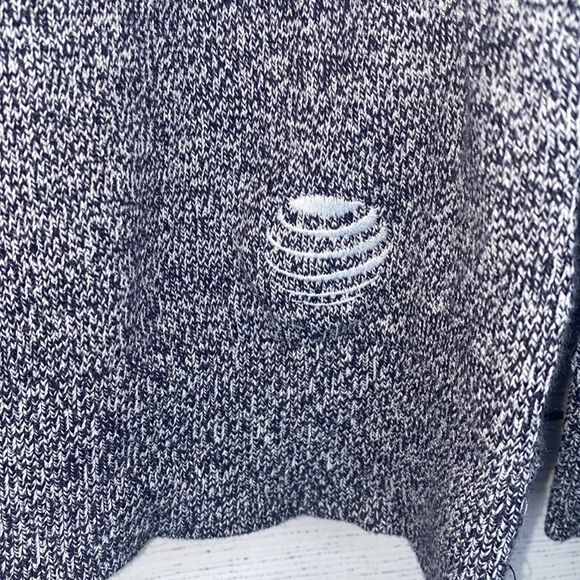 The Outfitters by Land’s End heathered grey sweater with button detail on side - Picture 6 of 11